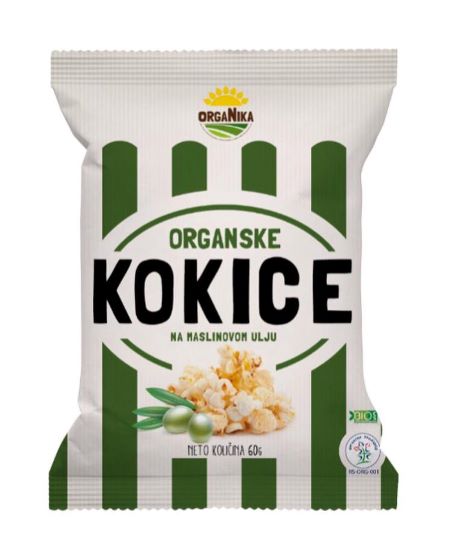 Organske kokice na maslinovom ulju 60g