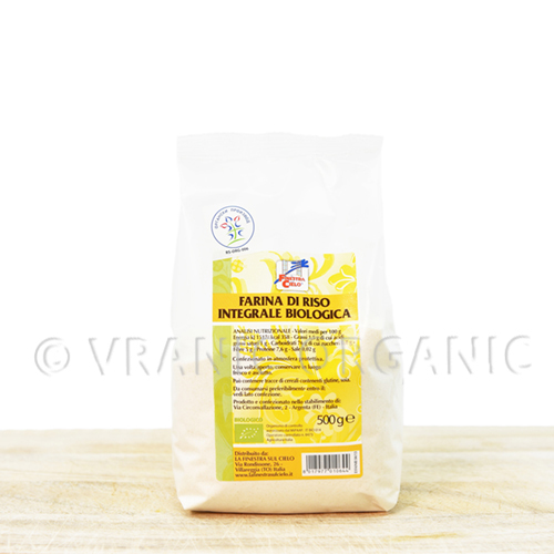 Organic Whole Rice Fluor 500g