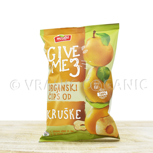 Organic pear chips 40g