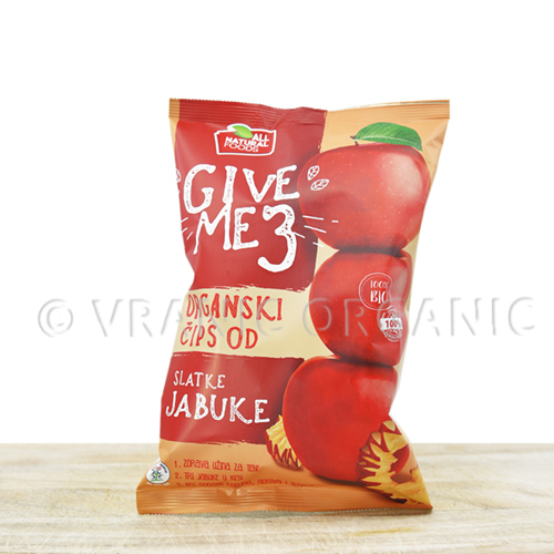 Organic sweet apple chips 40g