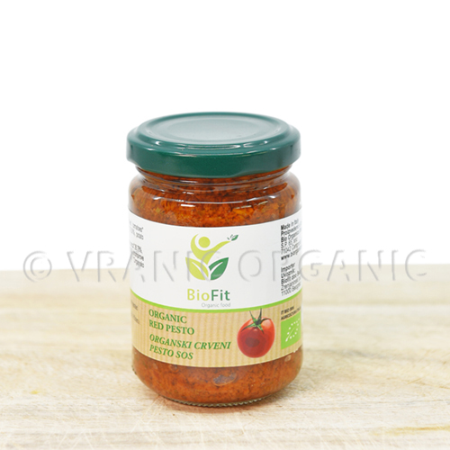 Organic red pesto sauce 140g