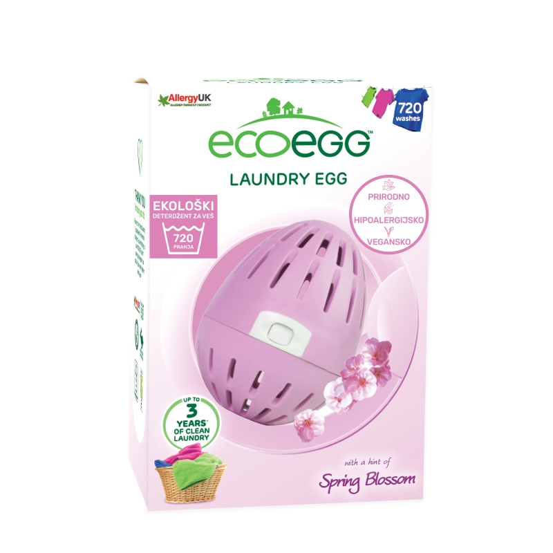 ECOEGG Natural, environmentally friendly, hipoalergenic laundry detergent  (Spring Blossom - for 720 washes) 