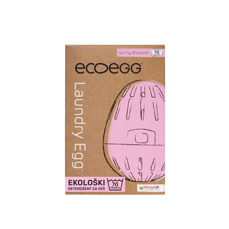 ECOEGG Natural, environmentally friendly, hipoalergenic laundry detergent (Spring blossom fragrance - for 70 washes) 