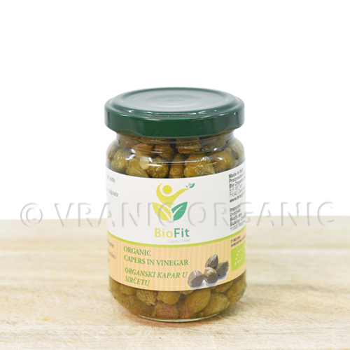 Organic caper in vinegar 140g