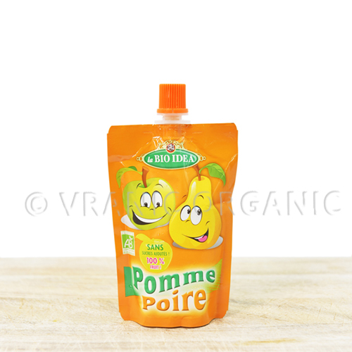 Organic pear &apple mash for kids (100g)