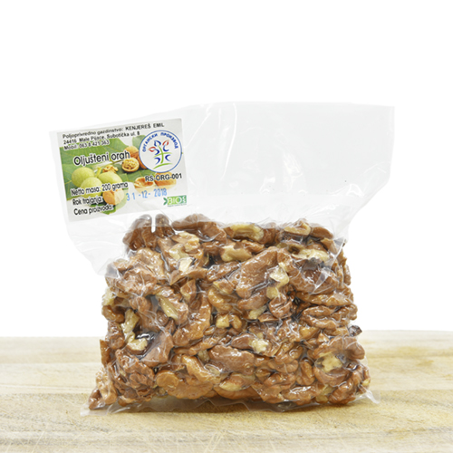 Organic cleaned walnuts 200g