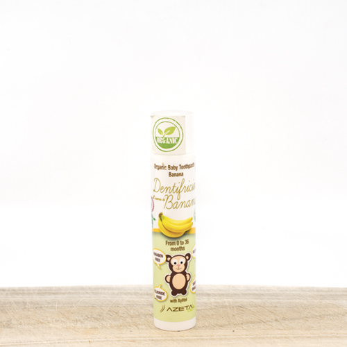 Organic Baby Toothpaste for kids 0-36 months 50ml - Banana flavor