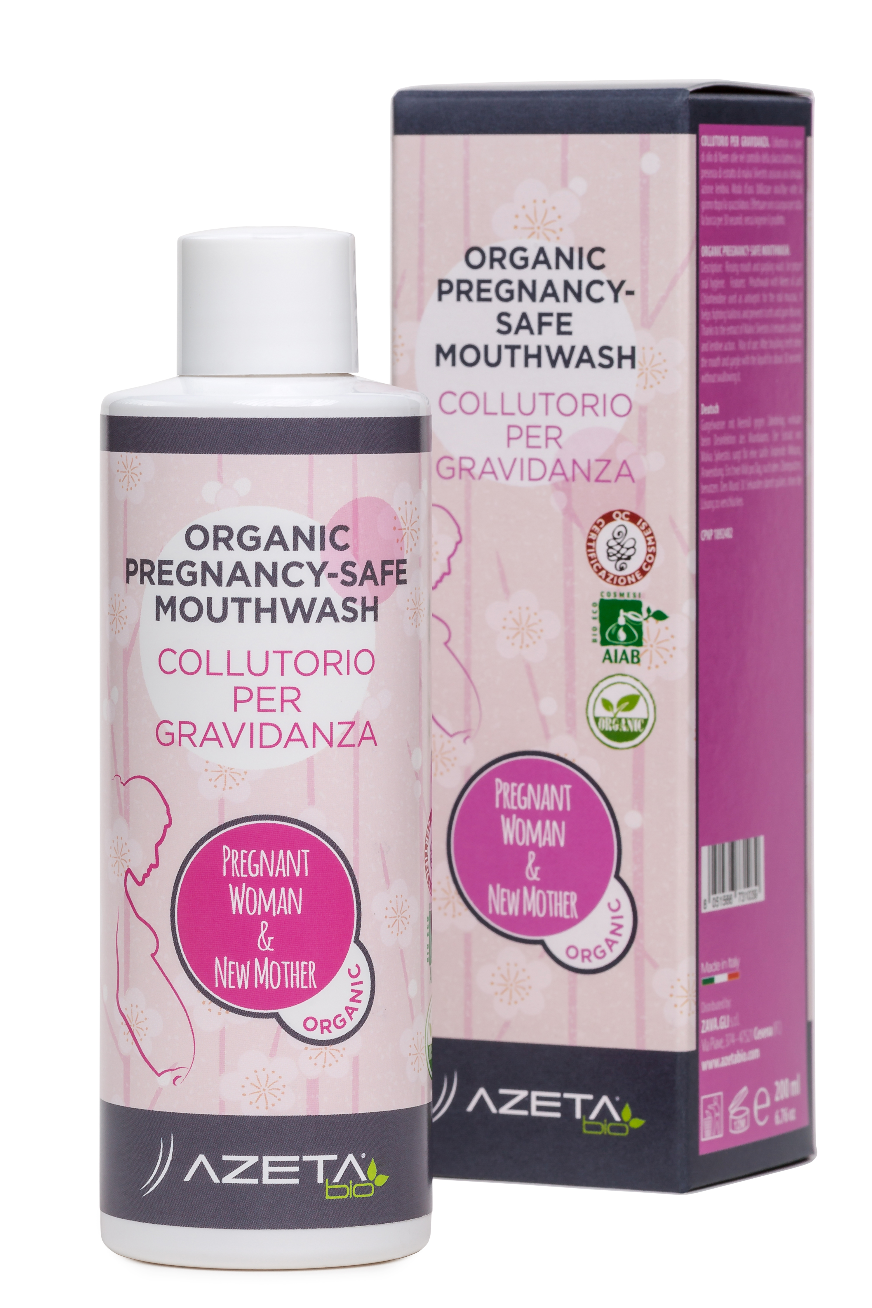 Organic Pregnancy safe mouthwash 200ml