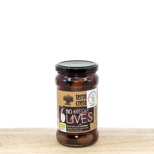 Terra Creta Whole Organic Calamata Olives (pack 290g)