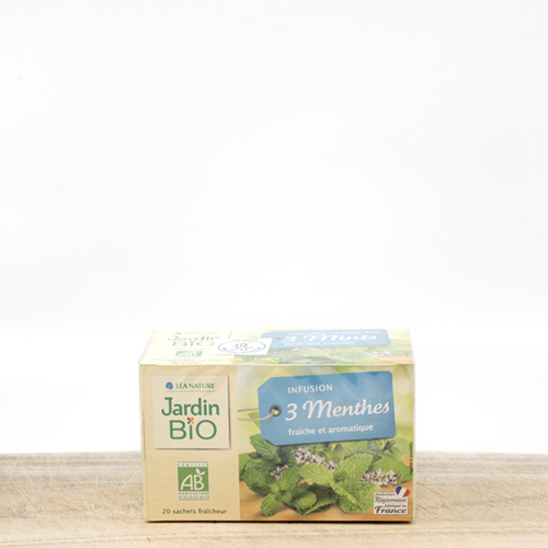 Organic tea 3 menthes (pack 20 pieces)