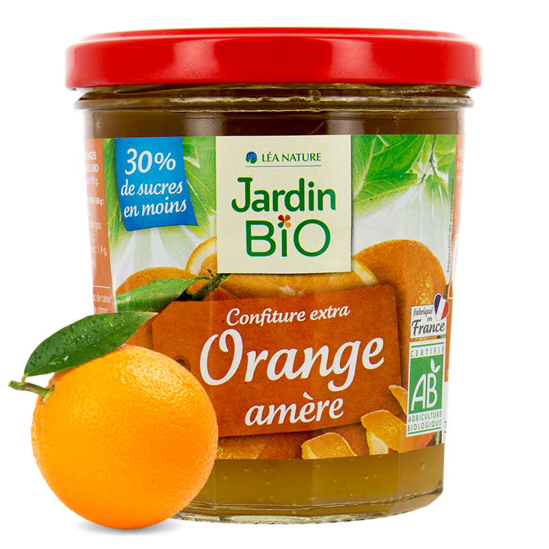 Organic biter orange jam (pack 320g)