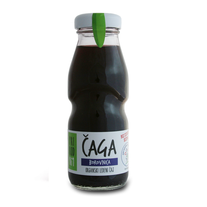 Organic ice tea chaga and blueberry 200ml