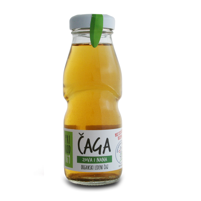 Organic ice tea chaga, elderberry and mint 200ml