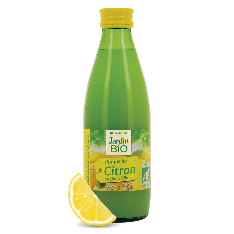 Organic cold pressed lemon juice (250ml)