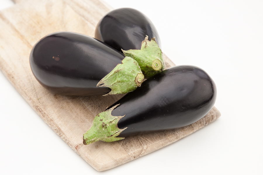 Fresh Organic Aubergine (pack 300g)