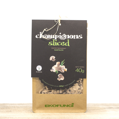 Organic Dried Champignons Sliced (pack 40g)