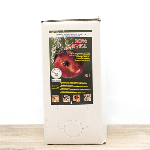 Organic Coldpressed Apple Juice 3l