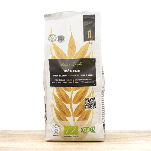 Organic Barley Whole Grain Flour 1kg