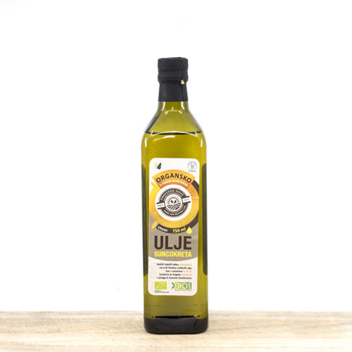 Organic sunflower oil 0.75l