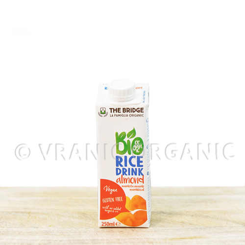 Organic rice drink with almond 250ml