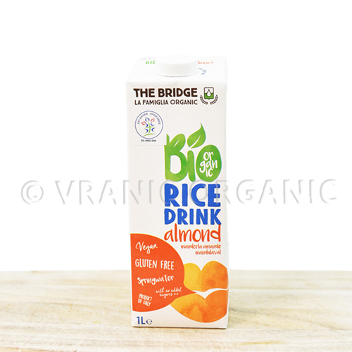 Organic rice drink with almond 1l