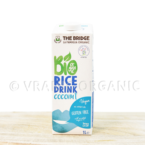 Organic rice drink with coconut 1l