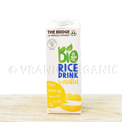 Organic rice drink with vanila 1l