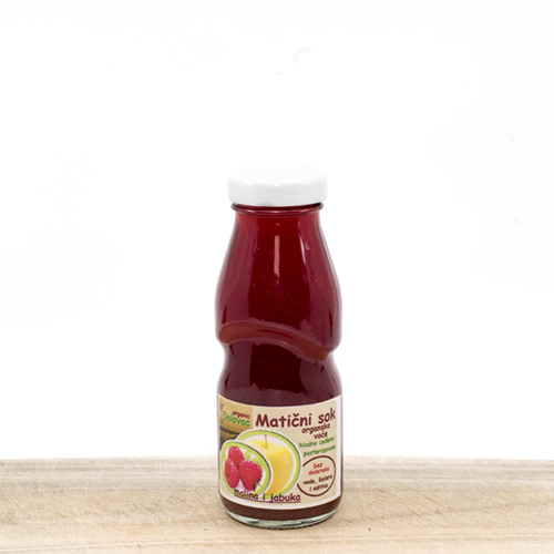 Cold Pressed Organic Apples & Raspberry Juice 200ml