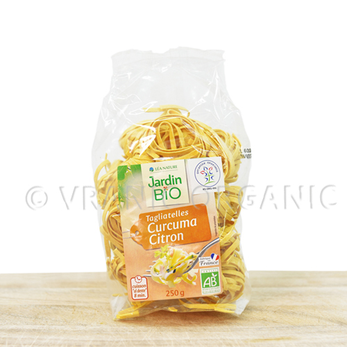 Organic tagliatelle with curcuma & citrus 250g