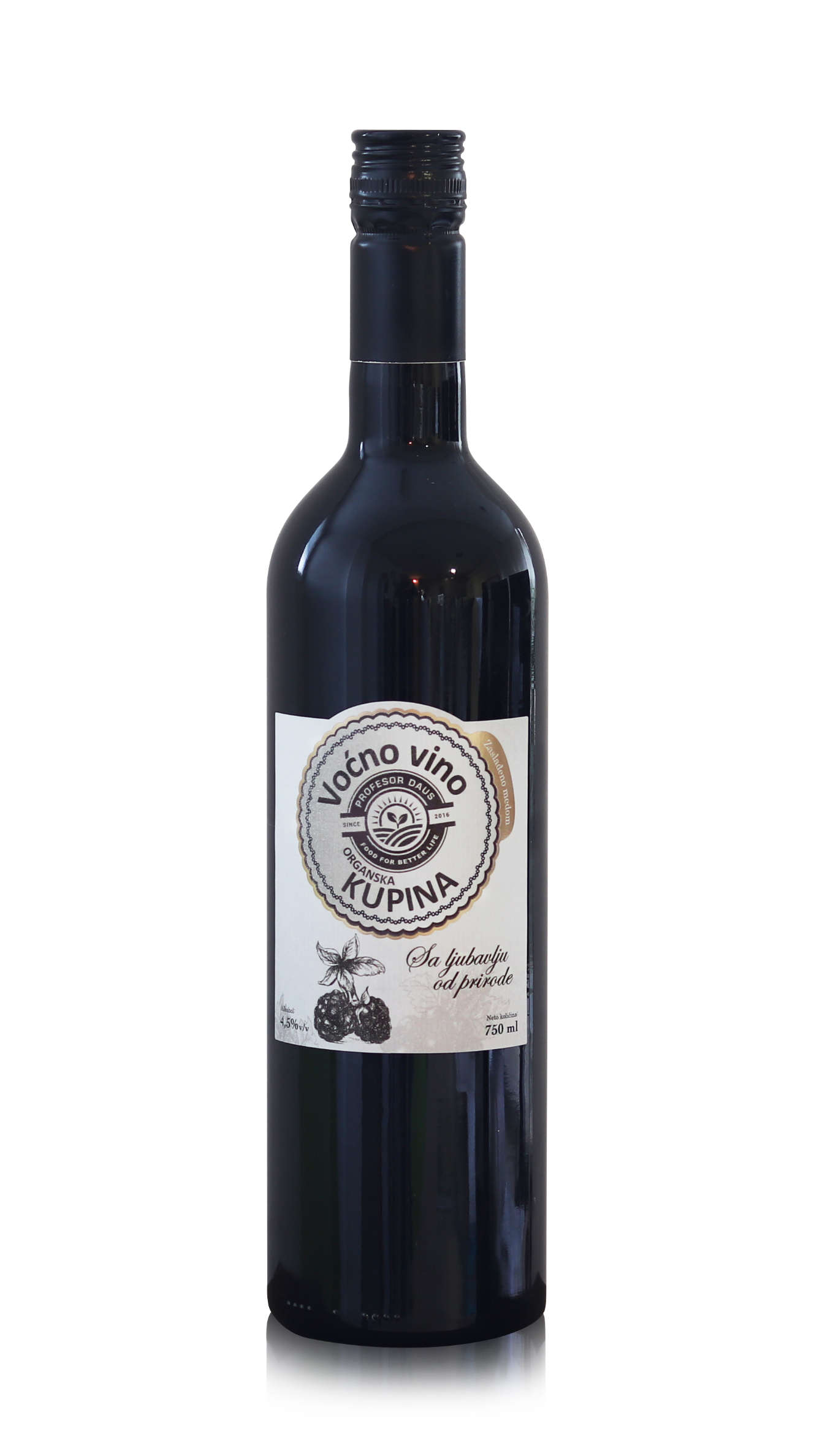 Organic Blackberry wine 0,75l