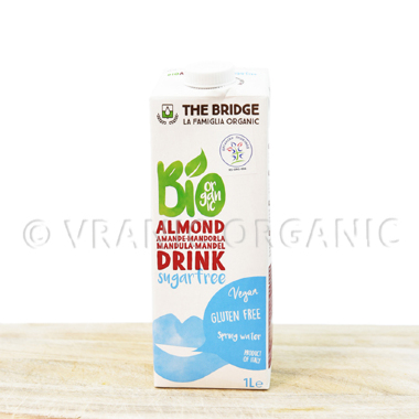 Organic rice milk with almond 1l