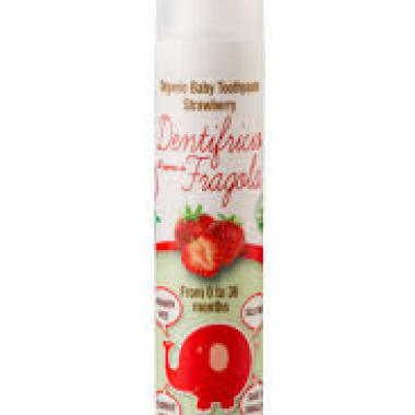 Organska pasta za zube za decu (0 do 36 meseci) - jagoda  50ml