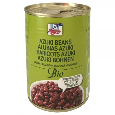 Organic Azuki Beans in a can 400g