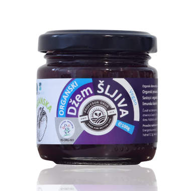 Organic plum jam 100g