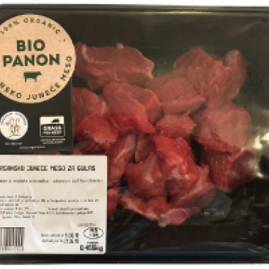 Organic beef meat for gulash 1 Kg