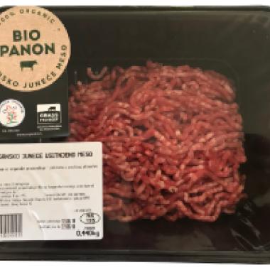 Sveže organsko juneće mleveno meso 1kg