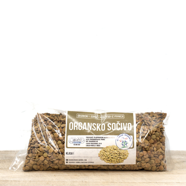 Organic Lentils from Serbia (pack 500g)