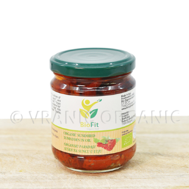 Organic dry tomato in oil 190g