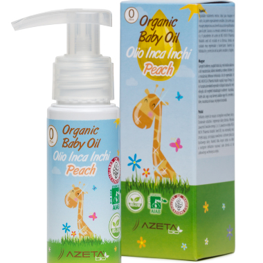 Organic Baby oil peach 50ml